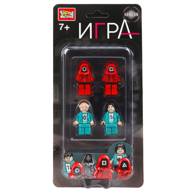 Конструктор фигурки Игра в кальмара Город мастеров 18162-ZH 1